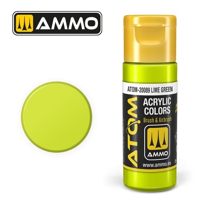 AMMO 20089 ATOM COLOR Lime Green 20ml