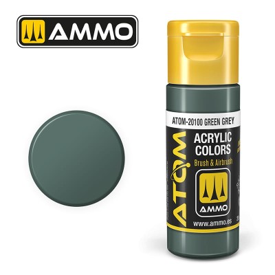 AMMO 20100 ATOM COLOR Green Grey 20ml