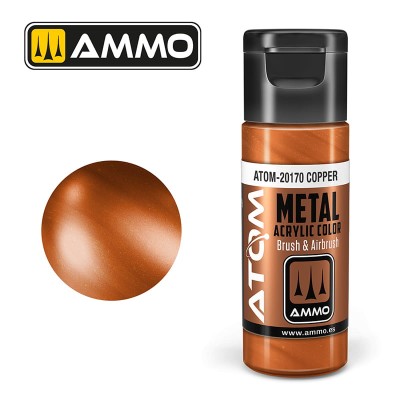 AMMO 20170 ATOM METALLIC Copper 20ml