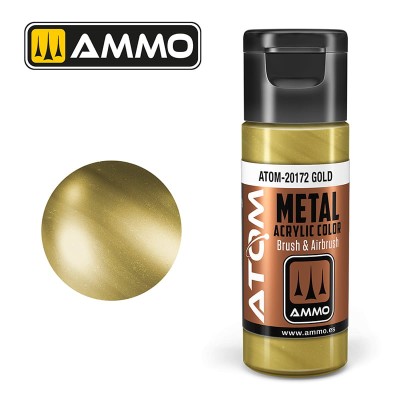 AMMO 20172 ATOM METALLIC Gold 20ml