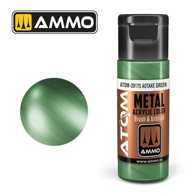 AMMO 20175 ATOM METALLIC Aotake Green 20ml