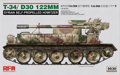 RFM RM5030 1:35 T-34/D-30 122MM SYRIAN