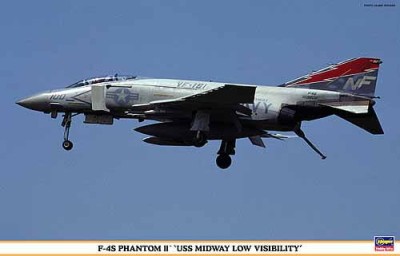 HASEGAWA 09807 1:48 F-4S PHANTOM II USS MIDWAY LOW VISIBILITY