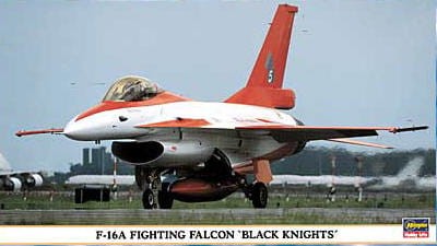 HASEGAWA 09387 1:48 F-16A F.F. Black Knights