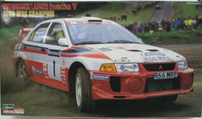 HASEGAWA CR131 1:24 Mitsubishi Lancer Evo V WRC Champion