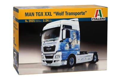 ITALERI 3921 1:24 MAN TGX XXL 'WOLF TRANSPORTE'