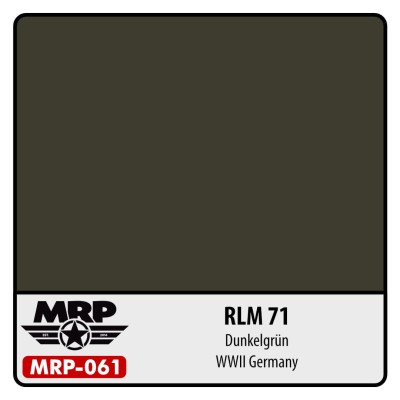 MR.PAINT MRP-061 RLM71 Dunkelgrun (Dark green) 30ml (WWII German)