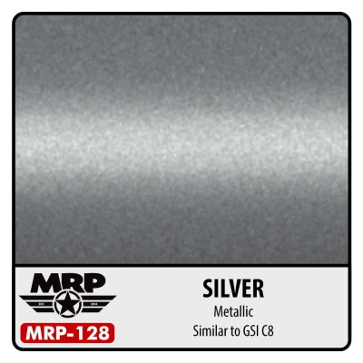 MR.PAINT MRP-128 Silver Metallic (similar to C8) 30ml