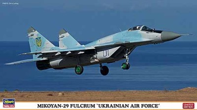 HASEGAWA 02118 1:72 MIKOYAN-29 FULCRUM "UKRAINIAN AIR FORCE"