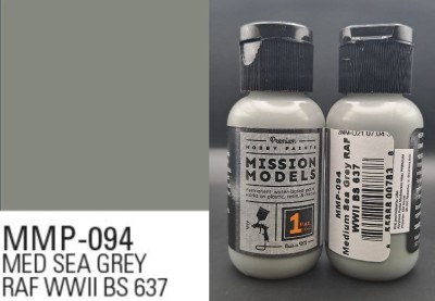 MISSION MODELS MMP-094 Medium Sea Grey RAF WWII BS 637 30ml