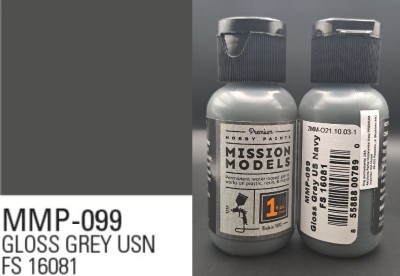 MISSION MODELS MMP-099 Gloss Grey US Navy FS 16081 30ml