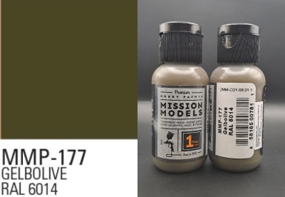 MISSION MODELS MMP-177 Gelbolive RAL 6014 30ml (Yellow olive)