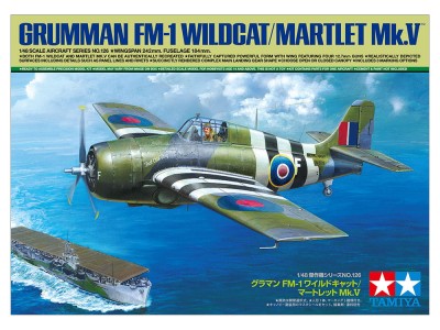 TAMIYA 61126 1:48 Grumman FM-1 Wildcat/Martlet Mk. V