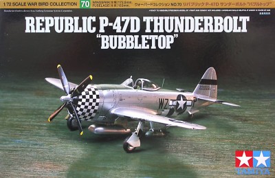 TAMIYA 60770 1:72 P-47D THUNDERBOLT BUBBLETOP