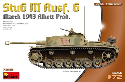 MINIART 72105 1:72 StuG III Ausf. G March 1943 Alkett Prod.