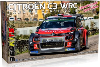 BELKITS BEL017 1:24 Citroën C3 WRC Tour de Corse 2018