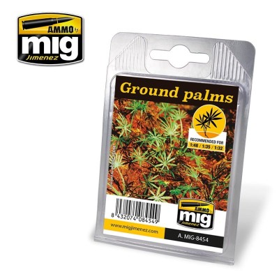 AMMO 8454 High Detailed Laser Cut Plants - Ground Palms (palmy)