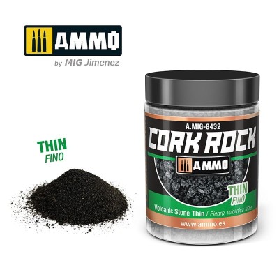 AMMO 8432 TERRAFORM CORK ROCK Volcanic Rock - Thin 100ml (kruszone kawałki korka)