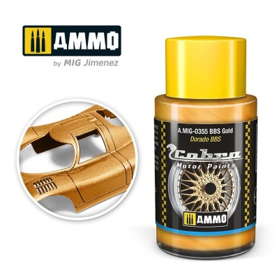 AMMO 0355 COBRA MOTOR BBS Gold 30ml [METALLIC]