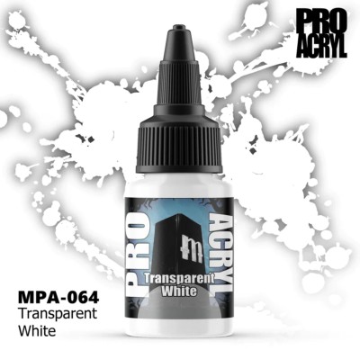 MONUMENT MPA-064 Pro Acryl: Transparent White (22ml)