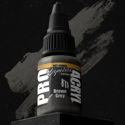 MONUMENT MPA-S22 Pro Acryl: Matt Cexwish Brown Grey (22ml) (Signature Series)