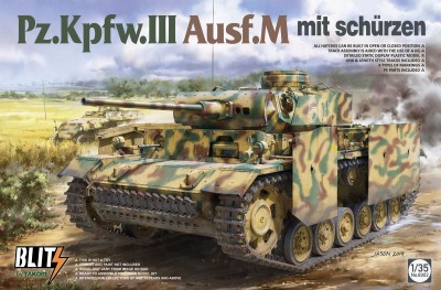TAKOM 8002 1:35 Pz.Kpfw.III Ausf.M mit Schürzen