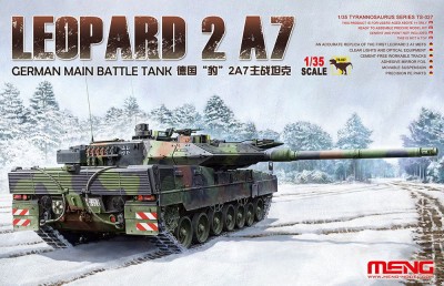 MENG TS027 1:35 German Main Battle Tank Leopard 2 A7 