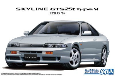 AOSHIMA 06212 1:24 Nissan Skyline GTS25t Type M ECR33 '94