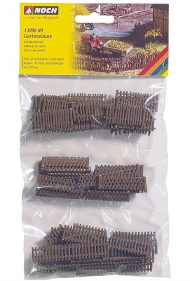 NOCH 13096 Garden Fences (SET 72pcs) (ogrodzenie)
