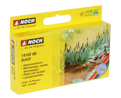 NOCH 14102 1:87 H0 LASER CUT Minis - Reed 16 plants (SET 16szt trzciny)