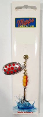 BŁYSTKA MEPPS AGLIA DECOREES SREBRNY/CZERWONY nr4 (9g)