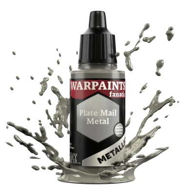 ARMY PAINTER WP3192 Warpaints FANATIC Metallic: Plate Mail Metal 18ml