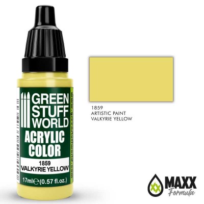 GSW 1859 Acrylic Color MAXX FORMULA - VALKYRIE YELLOW 17ml