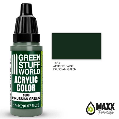 GSW 1886 ACRYLIC COLOR - PRUSSIAN GREEN 17ml