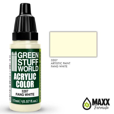 GSW 3207 Acrylic Color MAXX FORMULA - FANG WHITE 17ml