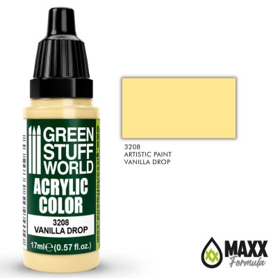 GSW 3208 Acrylic Color MAXX FORMULA - VANILLA DROP 17ml