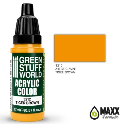 GSW 3212 Acrylic Color MAXX FORMULA - TIGER BROWN 17ml