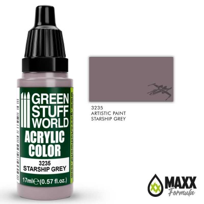 GSW 3235 Acrylic Color MAXX FORMULA - STARSHIP GREY 17ml