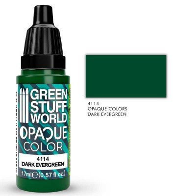 GSW 4114 Acrylic Color OPAQUE - Dark Evergreen 17ml (highly pigmented)
