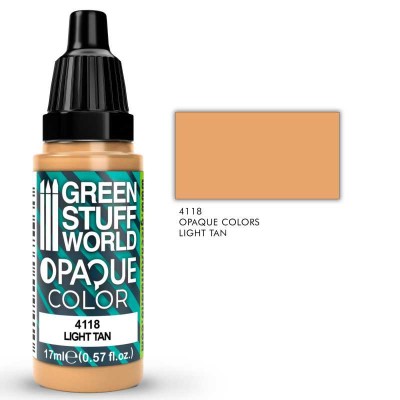 GSW 4118 Acrylic Color OPAQUE - Light Tan 17ml (highly pigmented)