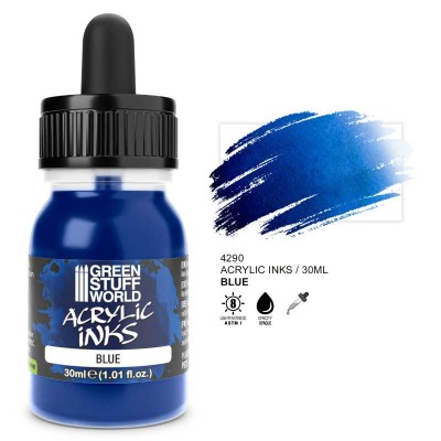 GSW 4290 Acrylic Ink - OPAQUE Blue 30ml