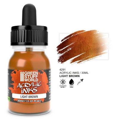 GSW 4291 Acrylic Ink - OPAQUE Light Brown 30ml