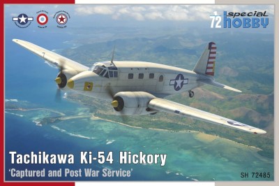 SPECIAL HOBBY 72485 1:72 Tachikawa Ki-54 Hickory 'Captured And Post War Service'