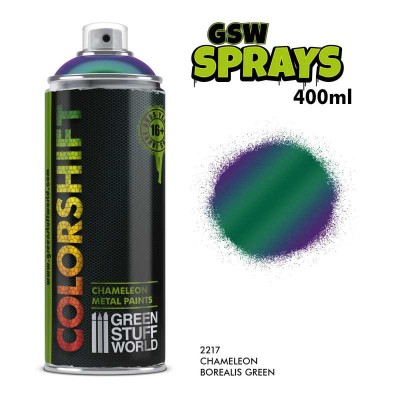 GSW 2217 Colorshift SPRAY Chameleon BOREALIS GREEN 400ml