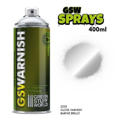 GSW 2235 SPRAY GLOSS Varnish 400ml (lakier błyszczący)