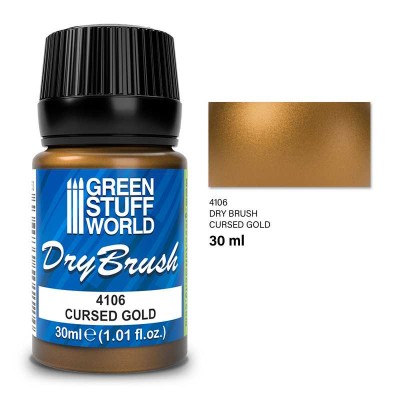 GSW 4106 Dry Brush PAINT - CURSED GOLD 30ml [METALLIC]