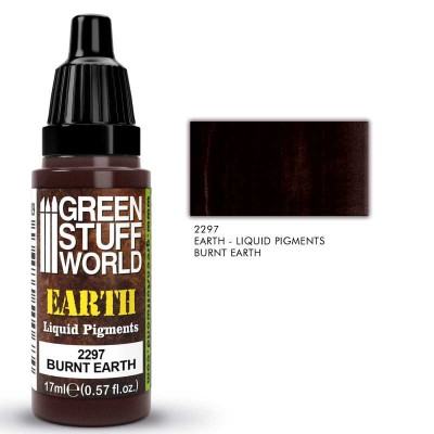 GSW 2297 Acrylic Liquid Pigments - BURNT EARTH 17ml