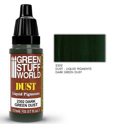GSW 2302 Acrylic Liquid Pigments - DARK GREEN DUST 17ml