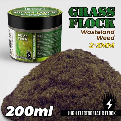 GSW 11143 Static Grass Flock 2-3mm 200ml - WASTELAND WEED (trawa statyczna)