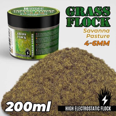 GSW 11153 Static Grass Flock 4-6mm 200ml - SAVANNA PASTURE (trawa statyczna)